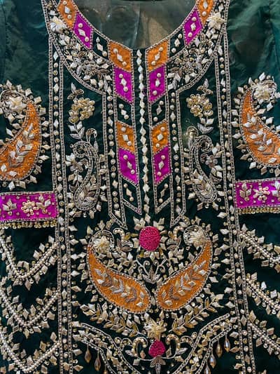 Bridal Mehndi Dress [ 1 time worn , excellent condition ]