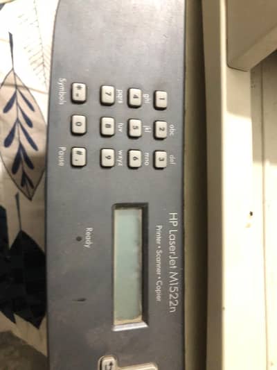 hp lazer jet  1522 printer, scanner, copy
