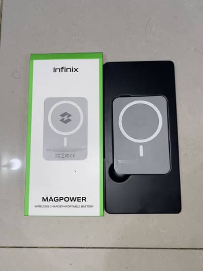 Infinix magpower wireless charger + portable battery