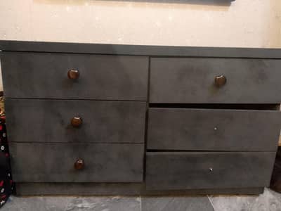 dressing table with mirror velvet posshing grey nd golden