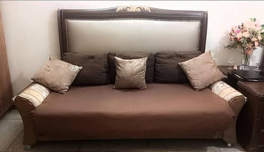 King Size Bed set + dressing table with sliding drawers