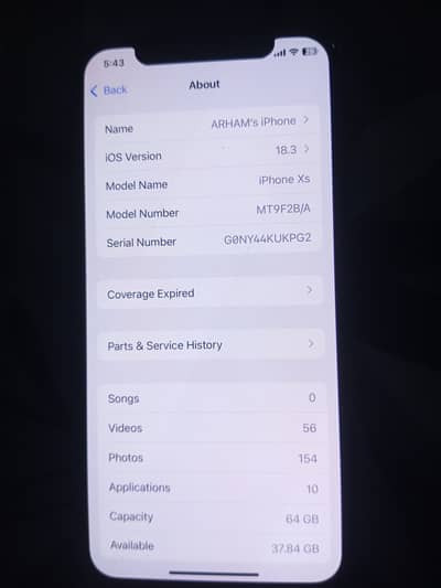 iPhone XS PTA Approved