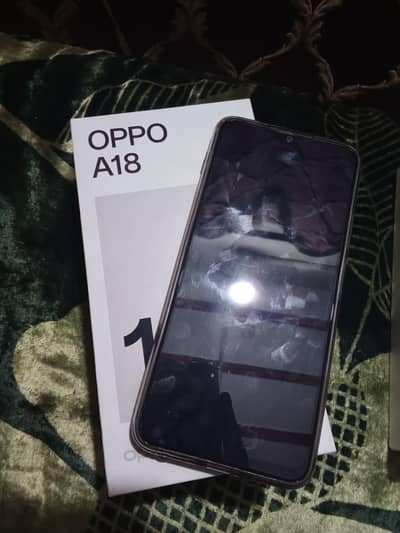Oppo A18 (4/64) full box urgent sale