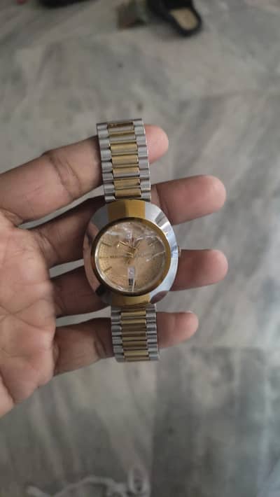 Rado watch used mirror damage