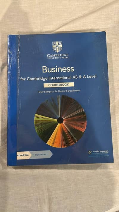 Cambridge international AS & A Level Business Coursebook 4th Edition