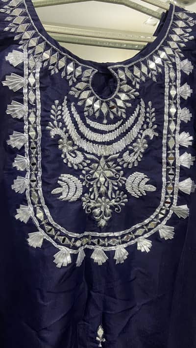 Embroidered 3-Piece Suit | Party Wear | Wedding dress