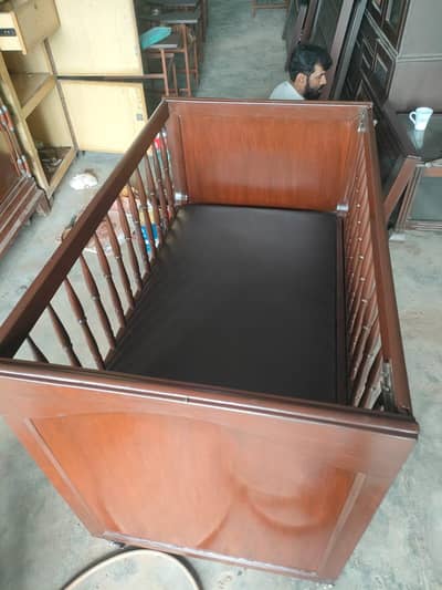baby cot.