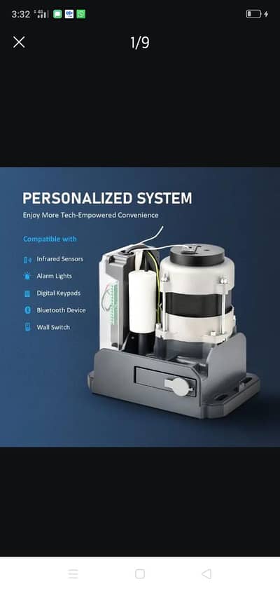 Auto Automatic Sliding Gate Motor joytech brand (1000kg)pure copper