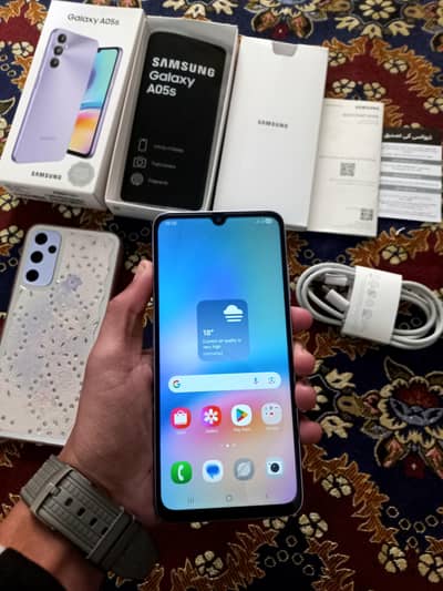 Samsung A05s, 6/128GB Complete Box  like new