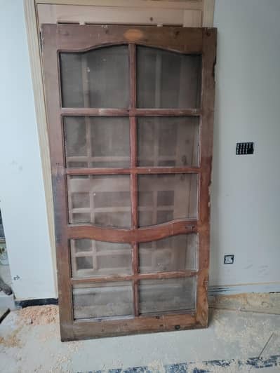 2 wood doors used condition