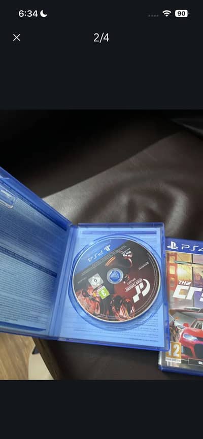 the crew 2 and gran turismo ps4 cds 2in1