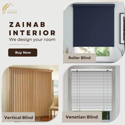 Window Blinds | Roller | Zebra | Wooden | Chick Blinds & Other Blinds