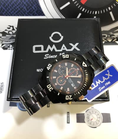 OMAX ORIGINAL-WITH ALL PACKING-NEW WATCH-QUARTZ-SEIKO CITIZEN CASIO