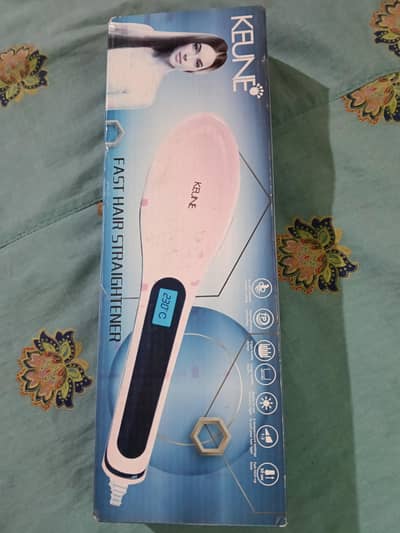Hair Brush Straightener
