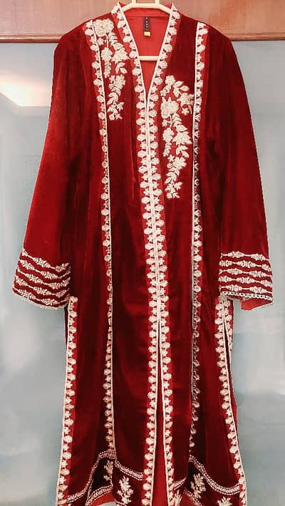 Azure brand velvet suit