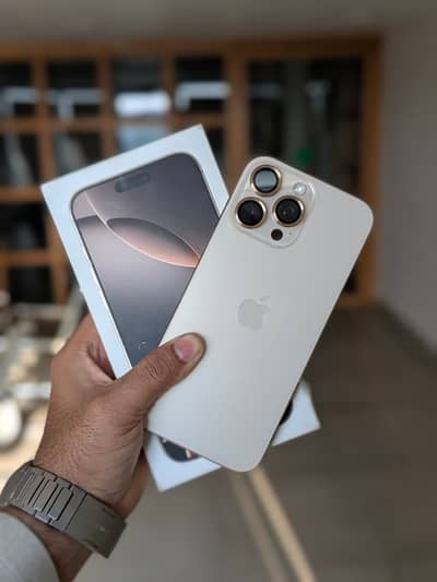 16 Pro Max 256Gb Official PTA LLA with complete