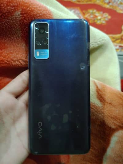 vivo y51s dual sim pta 6/128  10/8 with box