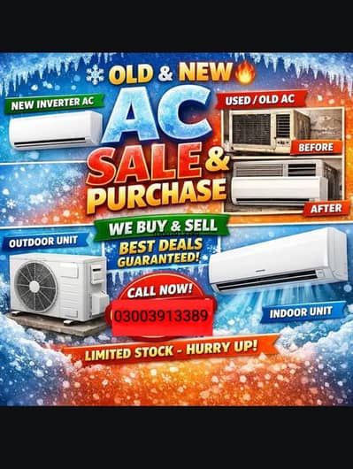 Ac ,Old Ac, Dead Ac/Window Ac/Purana Ac/Ac Purchase / Split Ac / Wind