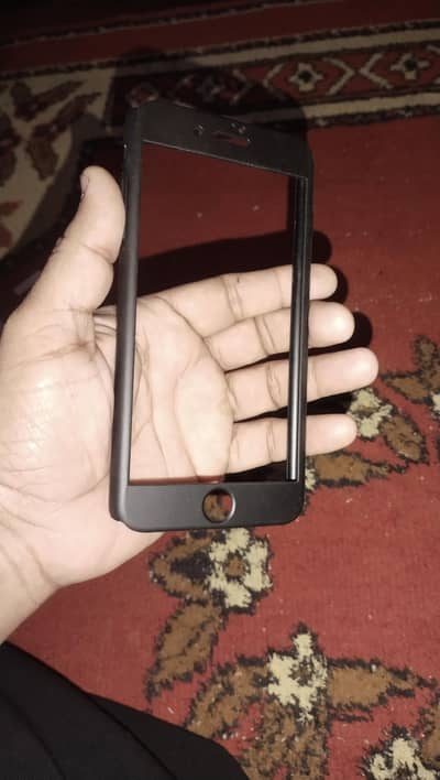 iphone 7 plus Back and Front Full cover (black) and glass protactor.