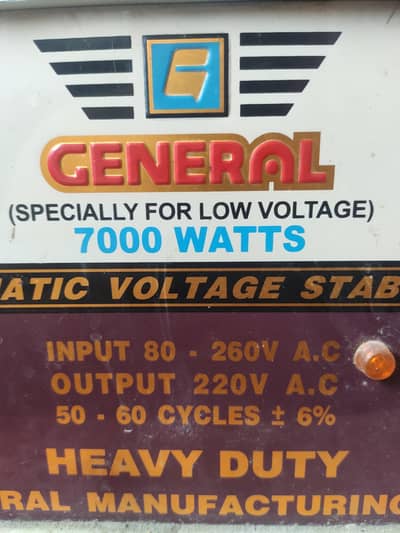2 stabilizer 7000 wat full copper urgent sale