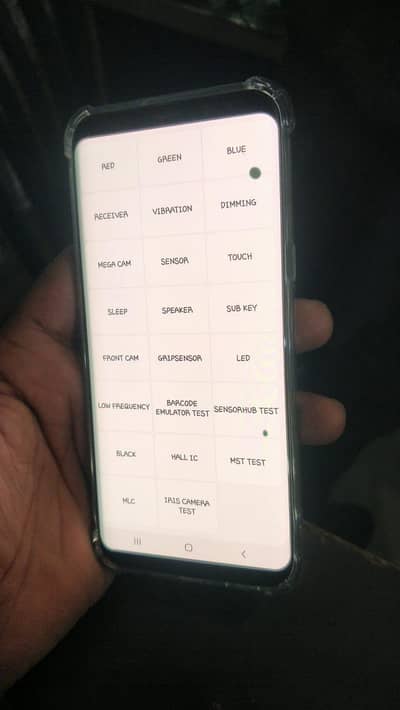 samsung s8plus all ok just back chang 4gb 64gb
