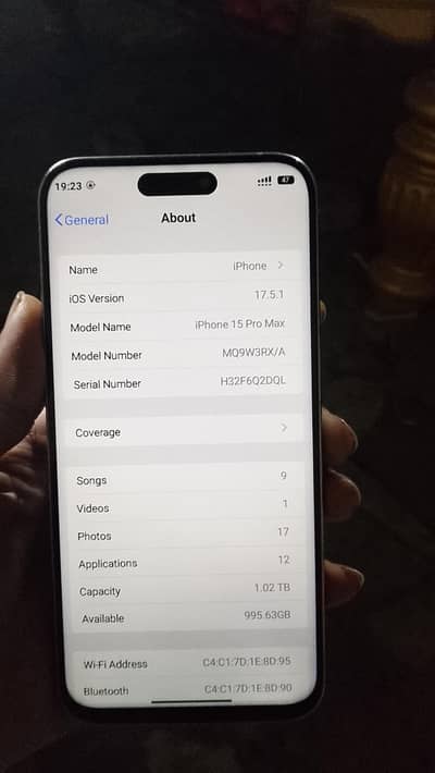 I phone 15 pro cupy sale ex