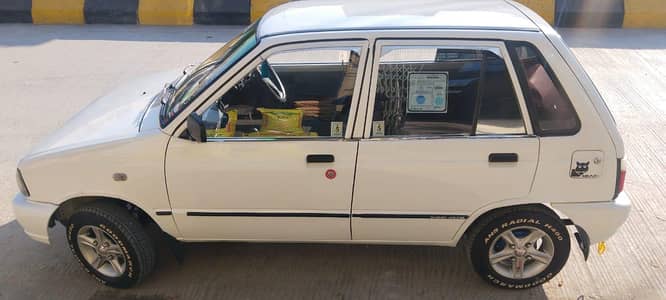 Mehran Euro beautiful white 2013 clean car.