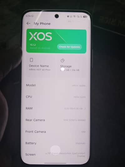 inifinix hot 60 pro plus 8+8 256