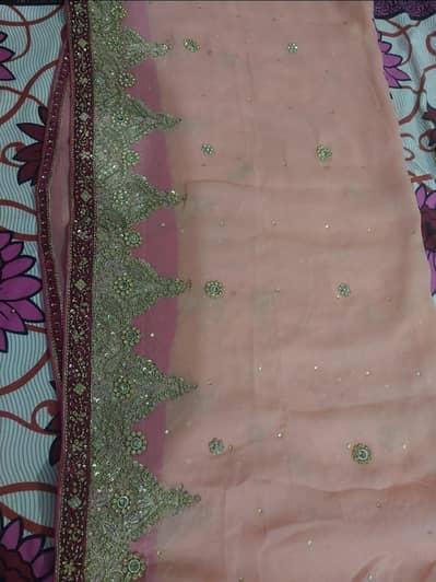 Elegent  decent heavy embroided lehnga  once time used