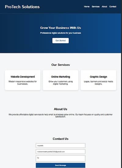 Professional Business Website for Shops & Offices