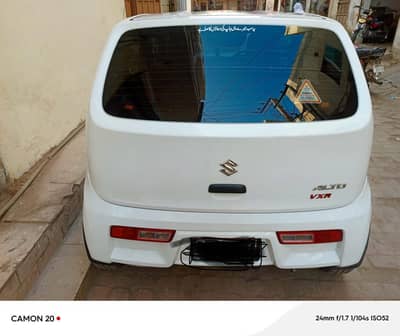 The Suzuki Alto 2019 model number plate 20