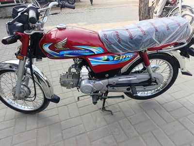 CD 70 RED COLOUR    2024 model total jenwein