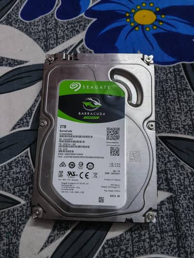2TB Seagate Barracuda 100% health