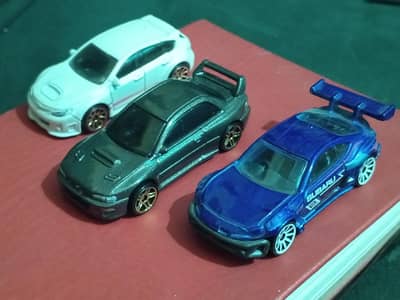 original Hot wheels Subaru Cars