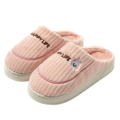 Autumn and Winter Cotton Slippers Women's Home