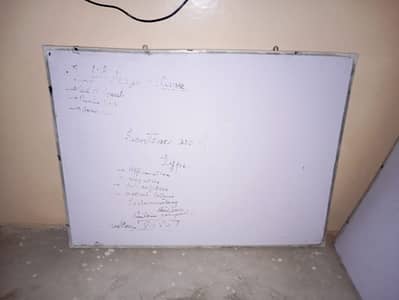 Two 6/4 white board erasable