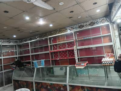 Aluminium Shelf And Sweets Counter