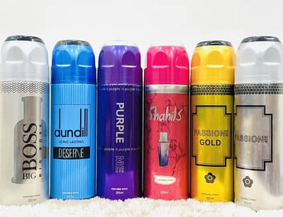 Pack of 6 body spray