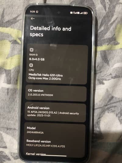 New phone full lush condition