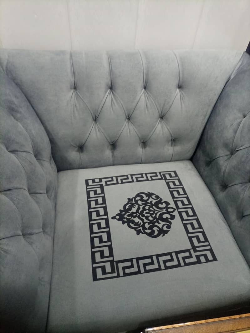 6 seater sofa set without table new condition 2