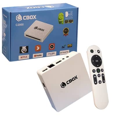 ANDROID TV BOX With Voice Remote C2000 CBOX