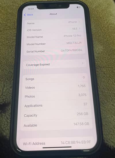 iPhone 12 PRO Non Pta 256GB
