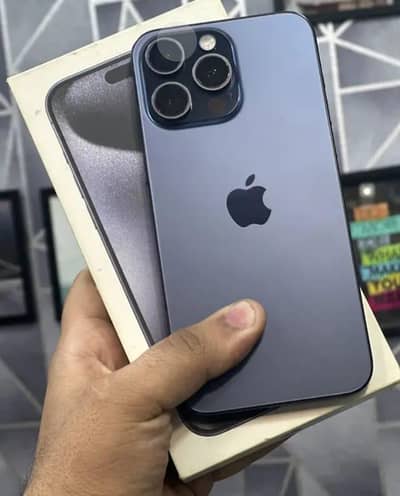I phone 15 promax 256Gb With complete box Non pta 3 month sim time