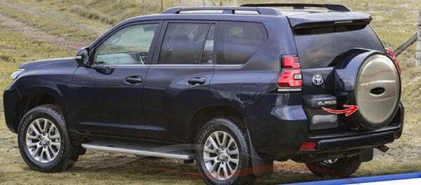 Toyota prado spare wheel cover universal