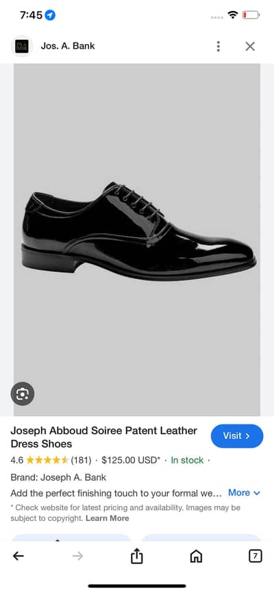 Joseph Abbound Leather Dress Shoes