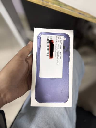 iPhone 17 pro max non pta jv 256 Gb Deep blue box pack non active