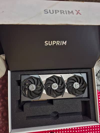 MSI SUPRIM X RTX 3080 Ti 12GB GDDR6X – High End Gaming GPU (with box)