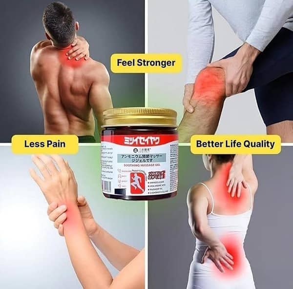 Instant Pain Relief Soothing Gel Fast Acting Muscle Joint Comfort
