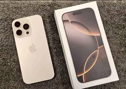 I phone 16 pro max,  512 GB dual sim physical+Esim 10 by 10