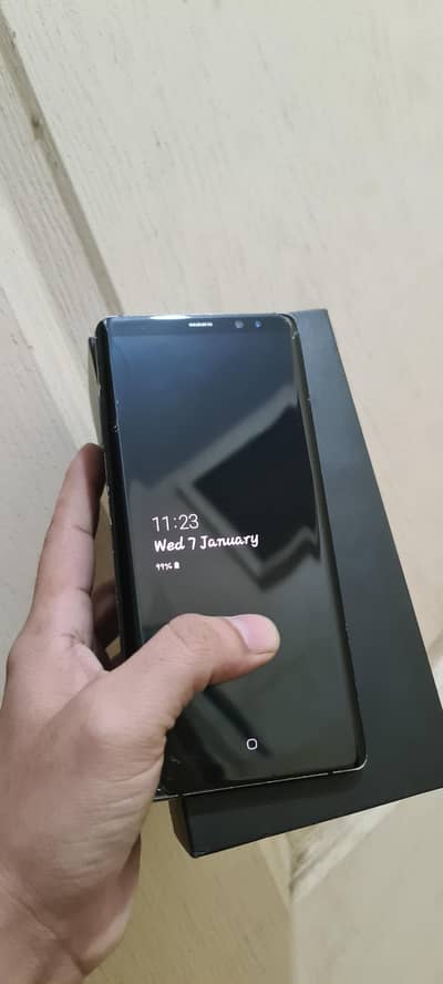 Samsung note 8 double sim official with  box 6.64